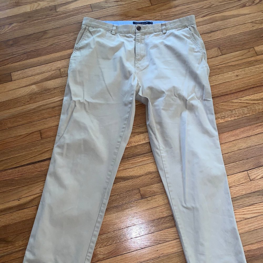 Tommy Hilfiger Custom Fit Khaki Chino Pants 36x32
